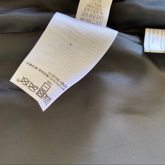 Banana Republic Factory black lace puffer vest XS - Picture 8 of 8